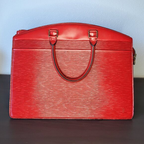 Louis Vuitton Riviera Vanity Tote - Vintage Red Epi Leather w/ COA - Picture 3 of 16